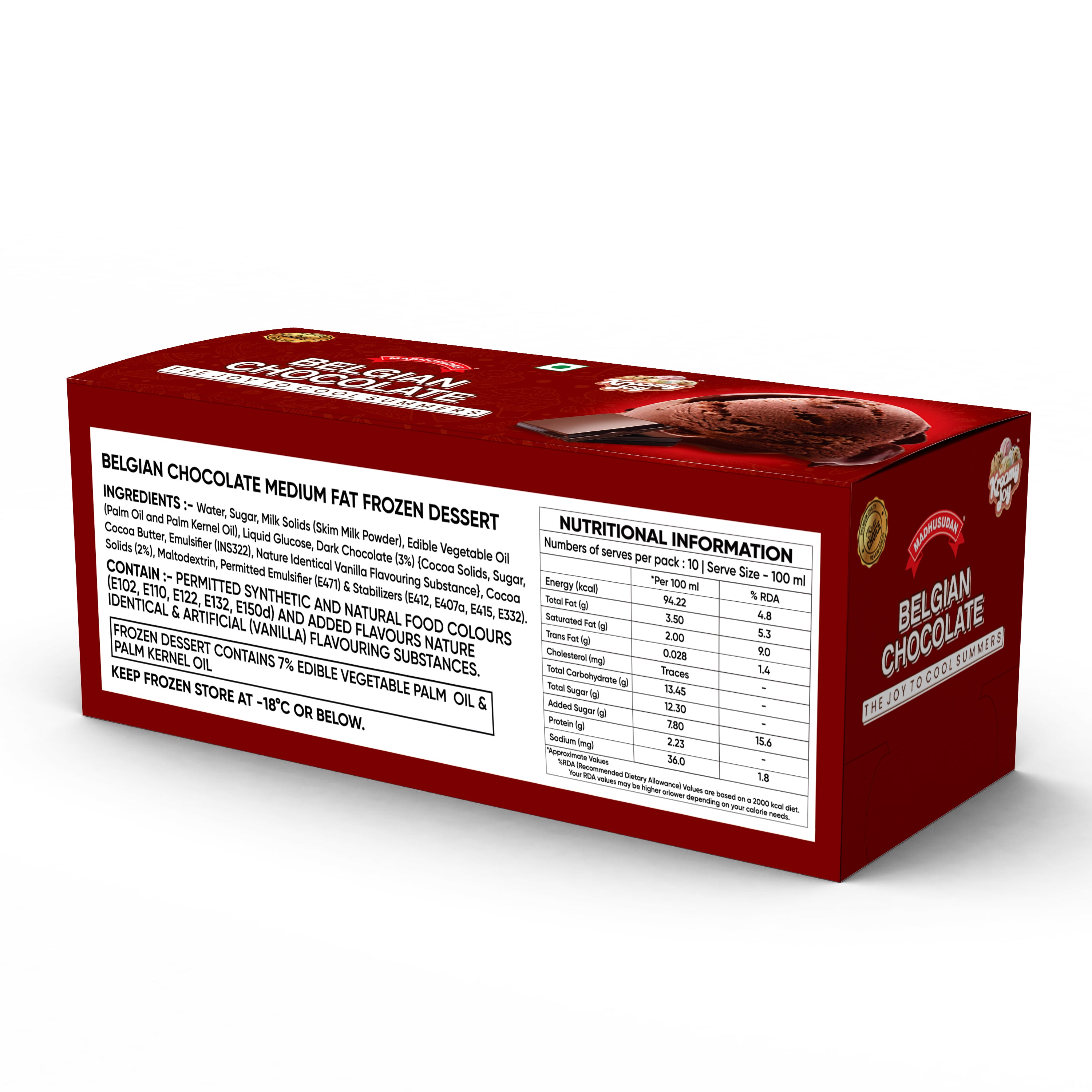 Madhusudan Belgian Chocolate Frozen Dessert