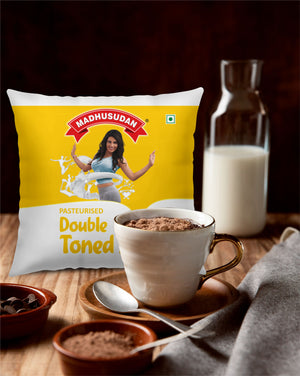 Madhusudan Double Toned Milk 500 ml Pack