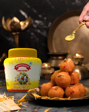 Madhusudan Desi Ghee 1 ltr Jar Pack