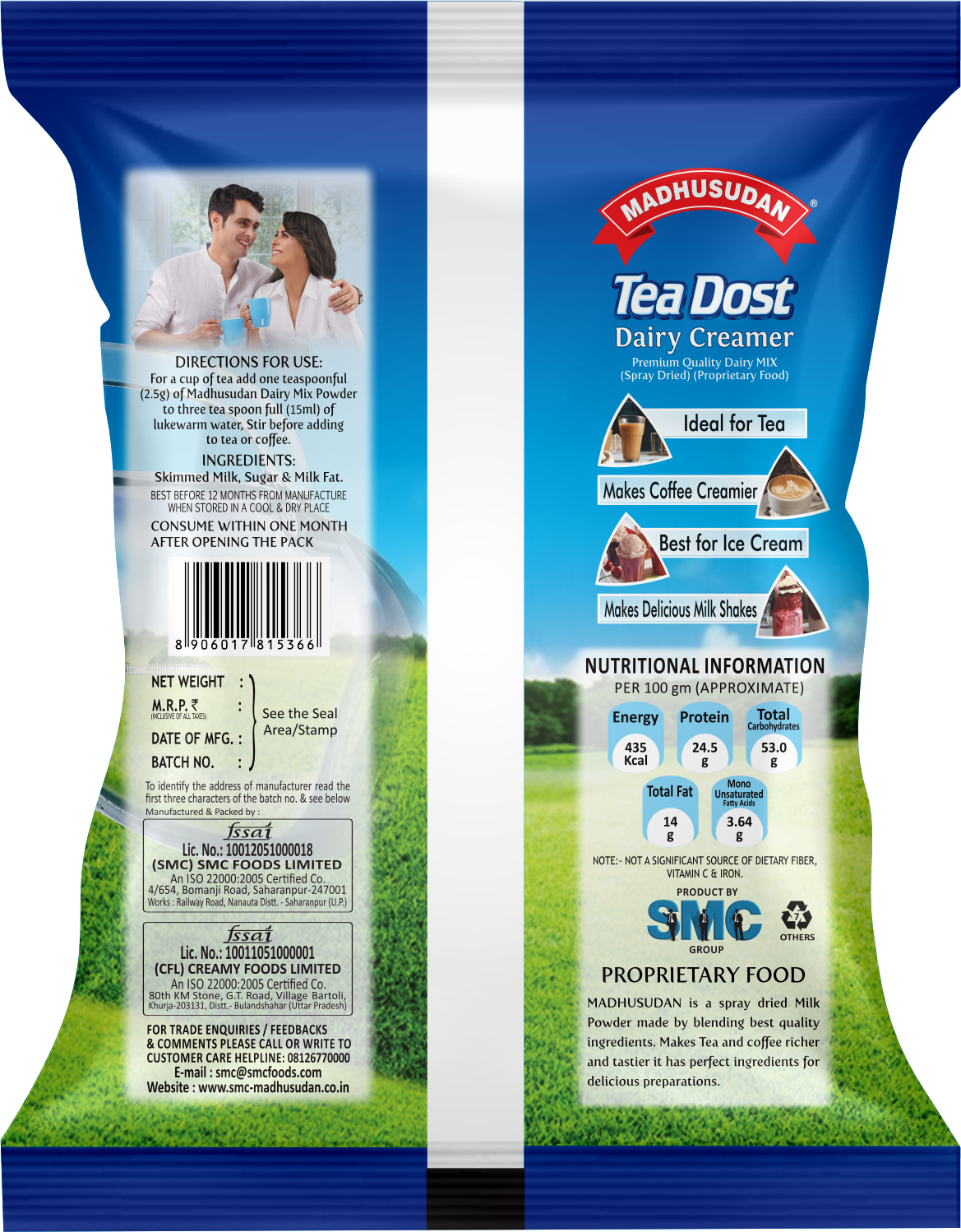 Madhusudan Dairy Creamer Tea  Dost 24 gm Pack